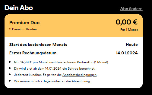 1 Monat Spotify Premium kostenlos