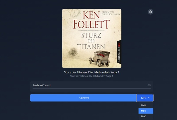 AAX to MP3 online Converter
