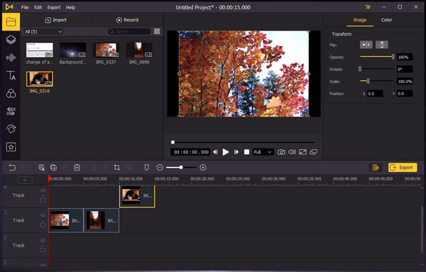 Musik in Video einfügen PC mit AceMovi Video Editor