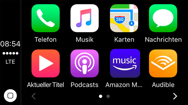 Amazon Music im Auto abspielen mit Carplay