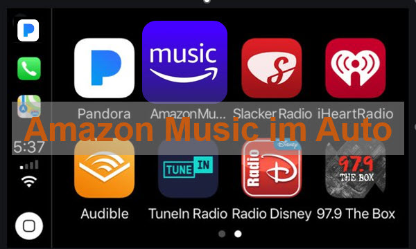 Amazon Music im Auto hören