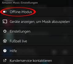 Amazon Music offline Modus Android
