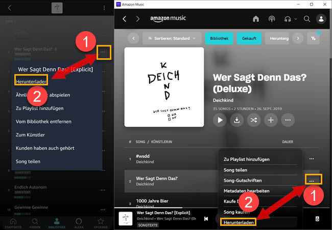 Amazon Music Unlimited herunterladen