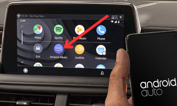 Amazon Music im Auto hören mit Android Auto
