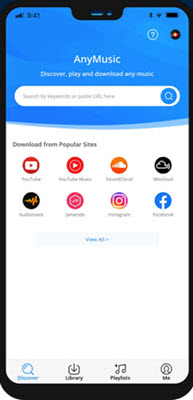 Amazon Music in MP3 downloaden Android mit AnyMusic