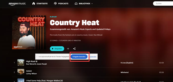 Apowersoft online Amazon Music Converter free