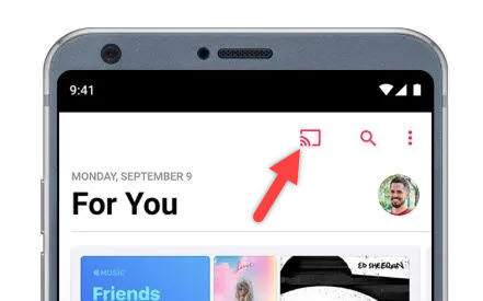 Apple Music auf Chromecast streamen auf Android