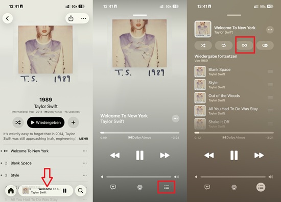 Apple Music Autoplay auf iPhone ausschalten