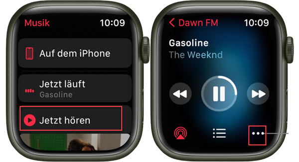 Apple Music bei Apple Watch offline hören
