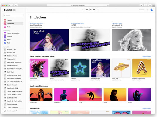 Apple Music entdecken