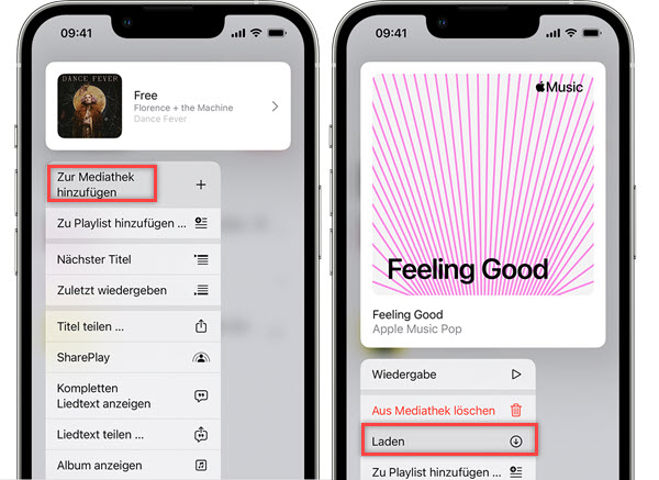 iPhone Apple Music herunterladen und offline hören