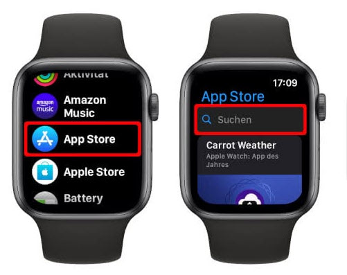 Spotify App auf Apple Watch aus App Store installieren