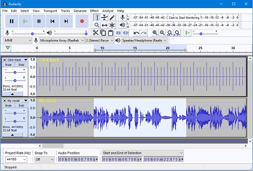 Audacity Free Amazon Music Recorder