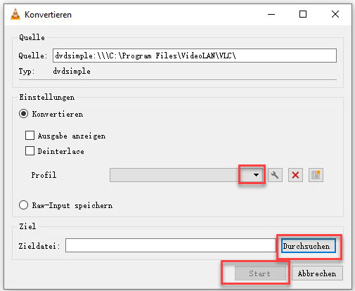 VLC Audible MP3 Dateien auf CD brennen
