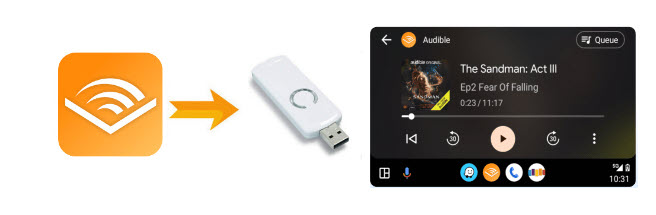 Audible Datei auf USB Stick