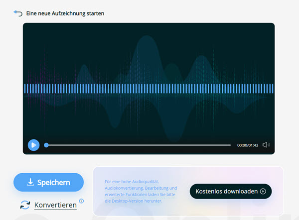 Audible Datei in MP3 umwandeln mit Apowersoft