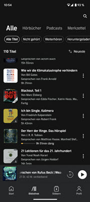 Audible Hörbuch herunterladen