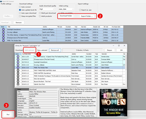 Audible Hörbücher herunterladen mit Book Lib Connect