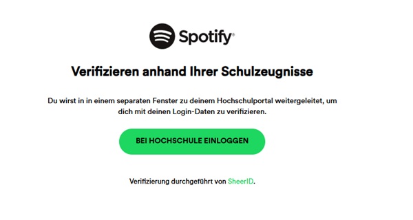 Bei Hochschule einloggen
