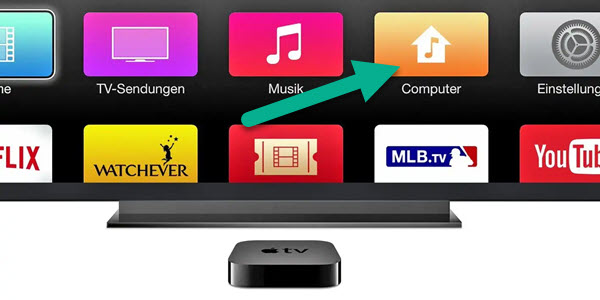 Computer auswählen auf dem Apple TV