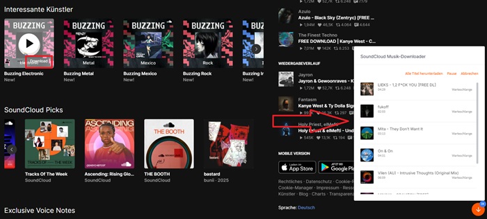 CrossPilot SoundCloud Music Downloader Chrome