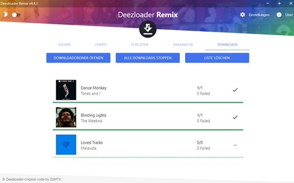 Deezer Musik downloaden mit Deezloader Remix