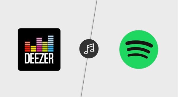 Spotify Deezer Streaming-Dienste