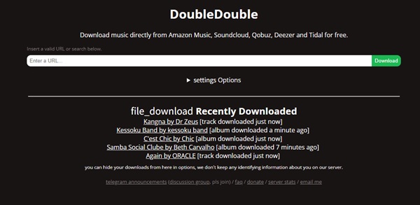 DoubleDouble Downloader online