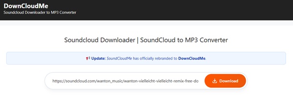 DownCloudMe SoundCloud Downloader