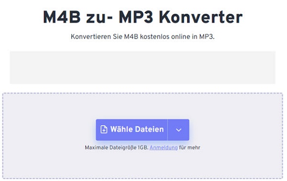 FreeConvert M4B to MP3 Converter