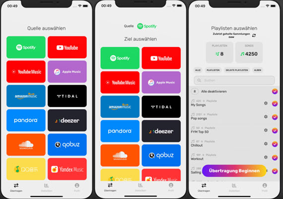 Apple Music Playlists auf Spotify mit FreeYourMusic