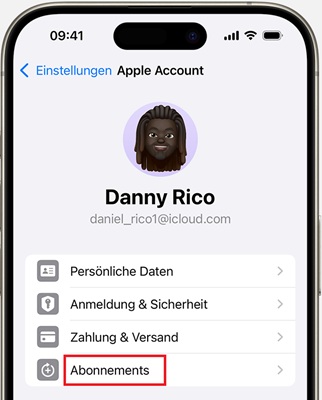 Spotify Abo kündigen über Apple-Abonnement