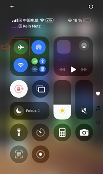 iPhone-Flugmodus