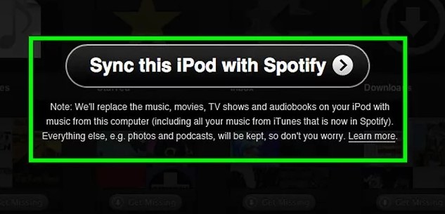 Spotify mit iPod Nano synchronisieren mit Spotify Connect