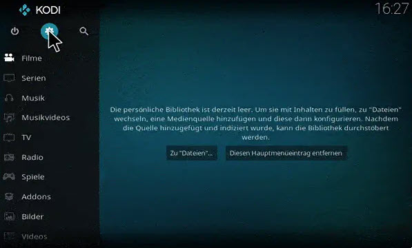 Kodi Einstellungen