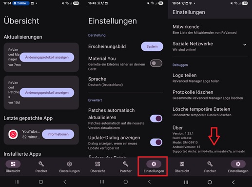 Kompatible Version von YouTube Music ReVanced herunterladen