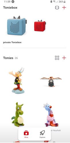 Ihr Kreativ Tonie auswählen