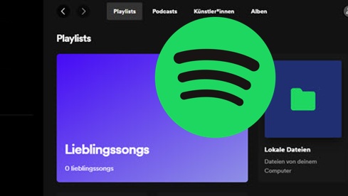 Lokale Dateien zu Spotify hinzufügen