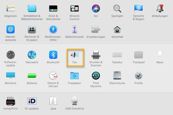 Mac Systemeinstellungen