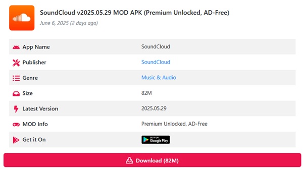 Modyolo SoundCloud APK Mod