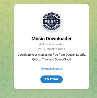 Qobuz Telegram Bot Downloader