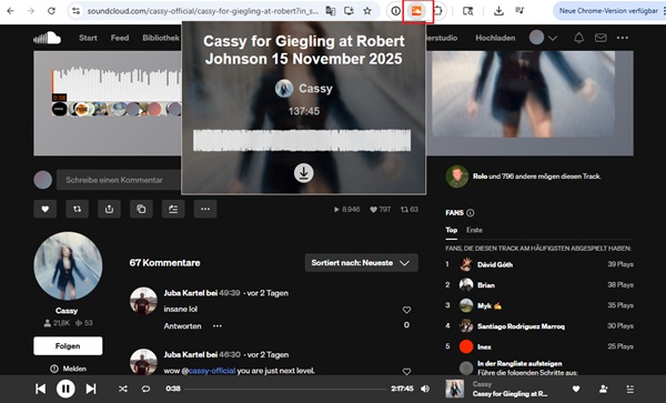 SoundCloud-Musik mit SoundCloud Track Downloader herunterladen