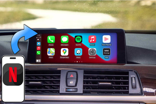 Netflix auf Apple CarPlay schauen
