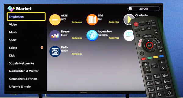 Panasonic TV Apps