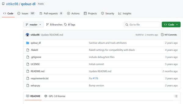 Qobuz-DL Github