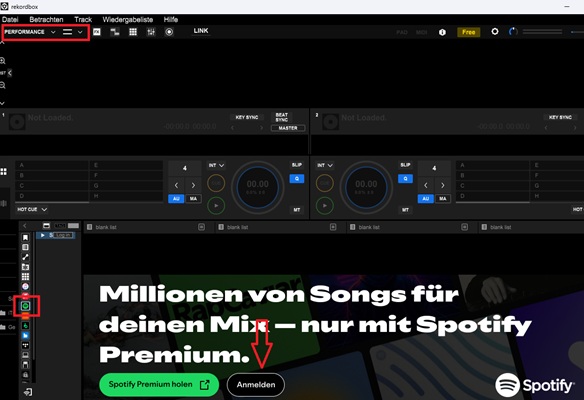 Spotify mit Rekordbox verbinden
