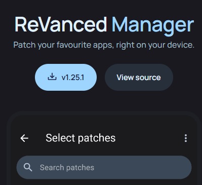 ReVanced-Manager-App herunterladen