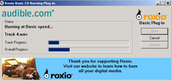 Roxio CD Burning Plugin