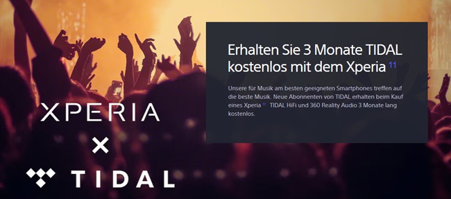 Sony Xperia TIDAL Abo