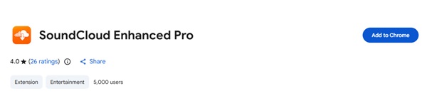 SoundCloud Enhanced Pro hinzufügen
